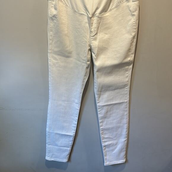 NWT J. Crew White maternity jean in signature stretch Slim Fit Full Length BR173 - Picture 6 of 14